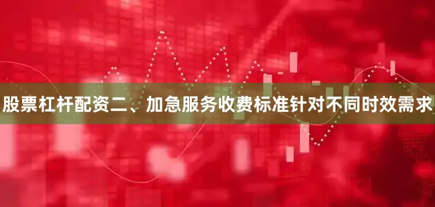 股票杠杆配资二、加急服务收费标准针对不同时效需求